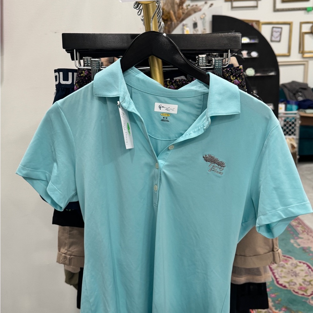 Torrey Pines Light Blue Golf Polo
